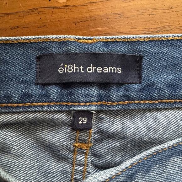 Ei8ht Dreams Boyfriend Embroidered Distressed Jeans - Picture 4 of 4